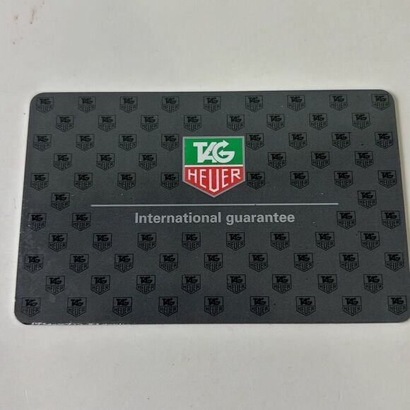 TAG HEUER INSTRUCTION BOOK & GUARANTEE CARD QUARTZ MANUAL BOOKLET - Picture 4 of 5
